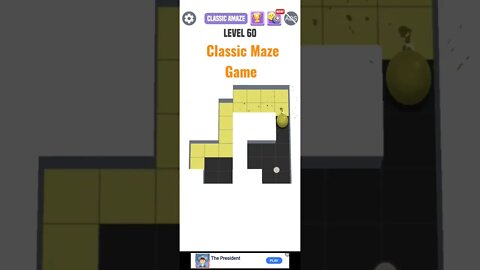 Classic Maze Level 60. #shorts