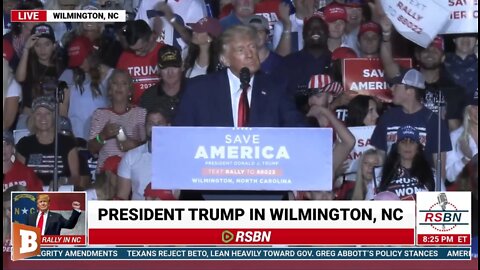 LIVE: Donald Trump holding “Save America” Rally in Wilmington, NC...