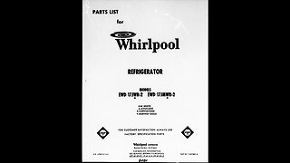 Whirlpool part schematic though the wall air conditioner, portable dishwasher dryer - Card-34