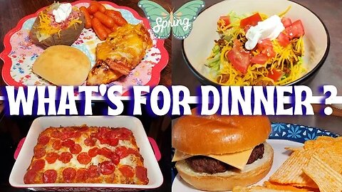 WHAT'S FOR DINNER ? 4 EASY & DELICIOUS WEEKNIGHT MEALS | OUTBACK ALICE SPRINGS CHICKEN