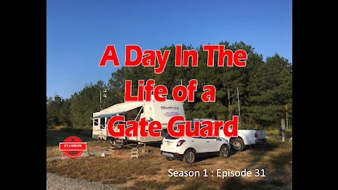 Working as a Gate Guard & The Best Way to Sanitize your RV lines