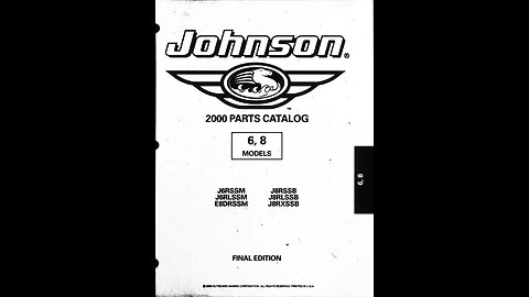 Johnson Evinrude outboard motors part schematic and break downs - Card-02