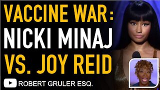 Nicki Minaj vs. Joy Reid on Vaccines + AOC “Tax the Rich” at the Met