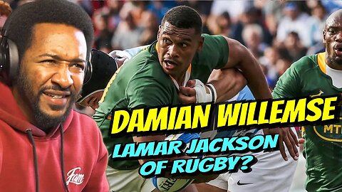 DAMIAN WILLEMSE - THE LAMAR JACKSON OF RUGBY | REACTION!