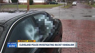 Cars spray painted with racist, profane messages citywide