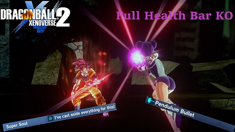 Pendulum bullet Shockingly a Full Health Bar KO - Dragonball Xenoverse 2 DLC 17