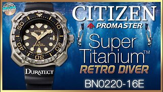 Worthy Reboot? | Citizen Promaster Titanium 200m Quartz Diver BN0220-16E Unbox & Review
