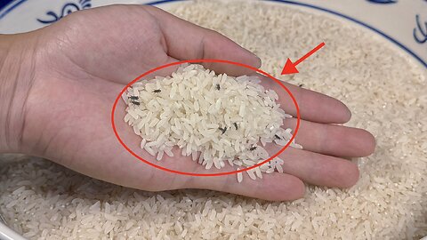 How to Remove White Worms From Rice ? ，[Awesome]，Removing Rice Weevils 😱 Life Hacks， Tips