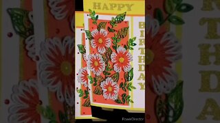 🌼 Beautiful 3D Paper Quilling Cards | ත්‍රිමාණ පේපර් කුවිලින් සුභ පැතුම් පත්@chcreation moratuwa