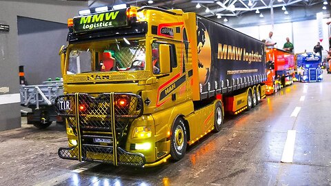 🔥 MEGA RC Model Truck Collection! 🔥 RC Trucks, Heavy Haulage, Modell-Hobby-Spiel Leipzig 2023 🌟