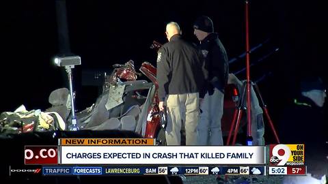 Charges expected in crash that killed NKY family