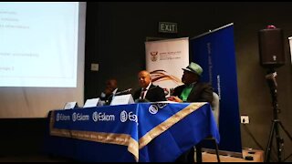 SOUTH AFRICA - Johannesburg - Eskom - Pravin Gordhan (videos) (Evp)