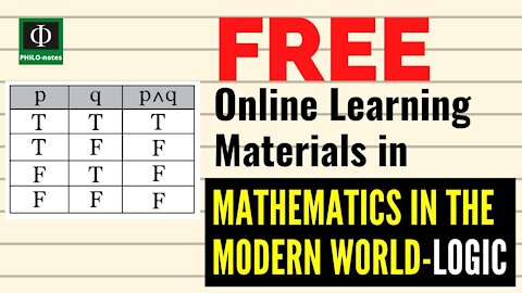 Free Online Learning Materials in Mathematics in the Modern World