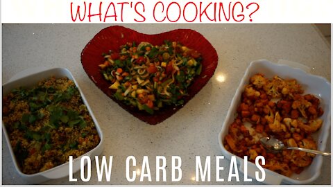 Low Carb Vegetarian Meals in 15 Minutes