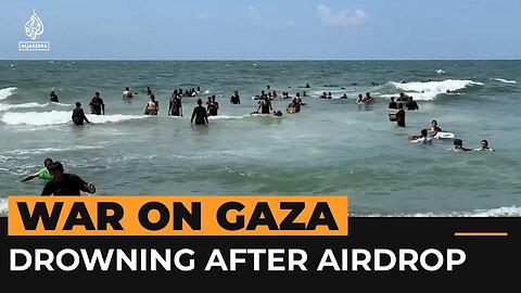 Palestinian man drowns attempting to collect aid from sea in Gaza