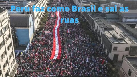 Brasil puxa a fila - Peru sai as ruas e convida as nações vizinhas.