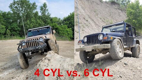 Jeep TJ 4 Cylinder vs. 6 Cylinder Wrangler Comparison