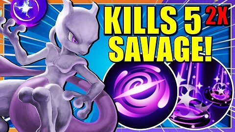 3X 5 Kill Streak! The Ultimate Build for Mewtwo | Pokémon Unite