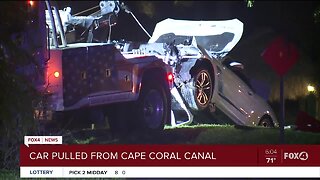 Car pulled from Cape Coral canal