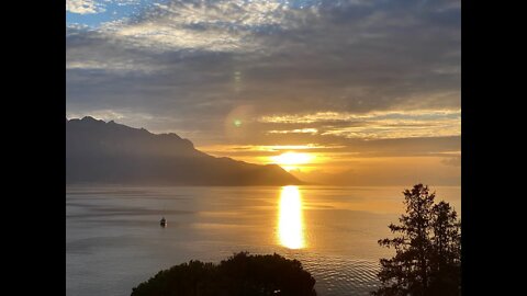 Switzerland Honeymoon Part 6 - Montreux, Lake Geneva