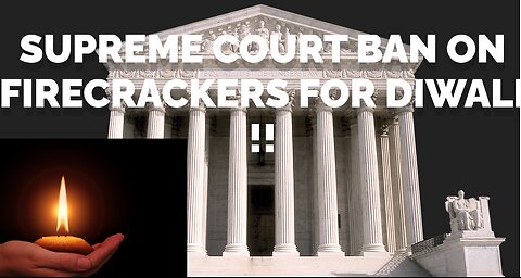 Supreme Court Ban on Firecrackers for Diwali Explained by finance guruji #diwali #supremecourt