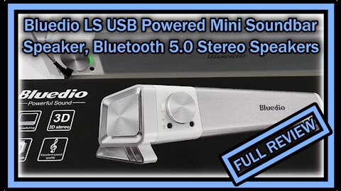 Bluedio LS Local King USB Powered Bluetooth 5.0 Mini Soundbar Speaker with Strong Bass FULL REVIEW