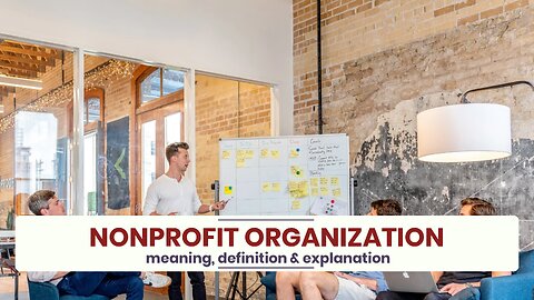 What is NONPROFIT ORGANIZATION?