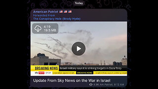 Update From Sky News on the War in Israel 🤔😉✌️