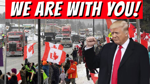 Donald Trump On Canadian Truckers