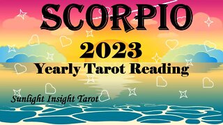 SCORPIO 2023 | 🎉A Year of Celebration & Love! Regaining Freedom & Independence!🎉 | Yearly Reading