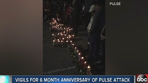Vigils held to remember victims of Pulse shooting on 6 month anniversary