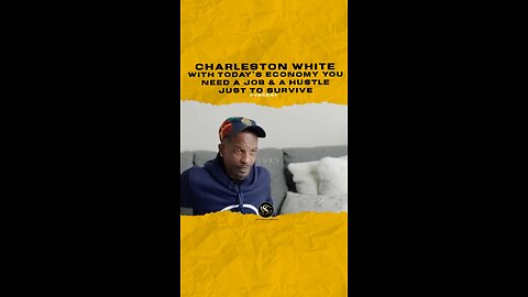 #charlestonwhite With today’s economy you need a job & a hustle just to survive