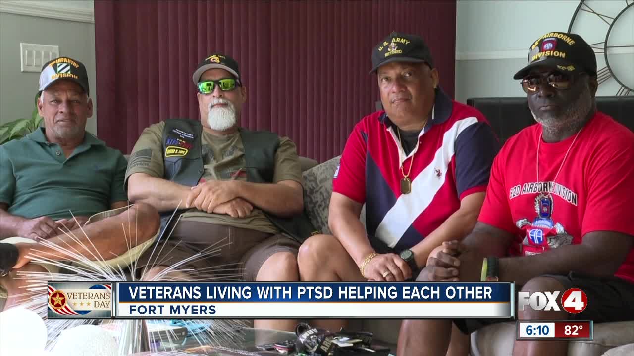 Veterans living with PTSD lean on each other for support