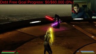 Darth Revan VS Bastila Shan In A Battle With Live Commentary In Star Wars Jedi Knight Jedi Academy