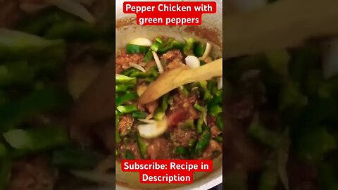 Pepper Chicken & capsicum #food #recipe #subscribe #pakistan #america #trending #cooking #viral #new