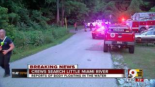 Crews search Little Miami River after boy's disappearance