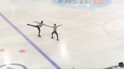 9*Scary Fall - Please Beware* - Ashley CAIN / Timothy LEDUC, GOLDEN SPIN ZAGREB PAIRS FS Dec5 13