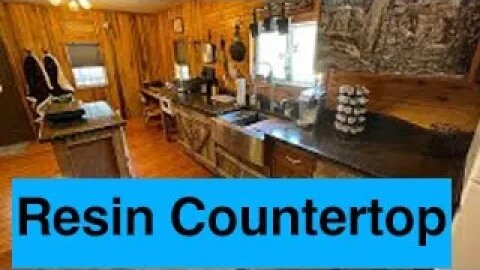 Resin Countertop in Cabin