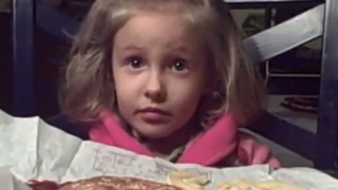 Little Girl Attempts To Negotiate Cupcake Dessert