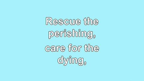 Rescue the Perishing V1