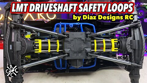 Losi LMT Scale Driveshaft Safety Loops By Diaz Designs RC - They Look AMAZING!!!