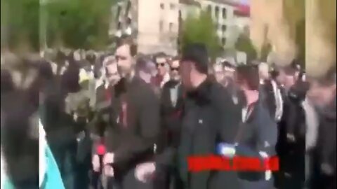 How Ukrainian nationalists treat people celebrating Victory Day