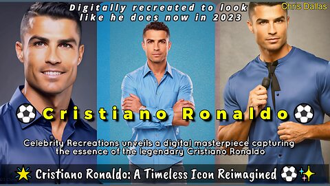 🌟 Cristiano Ronaldo: A Timeless Icon Reimagined ⚽✨