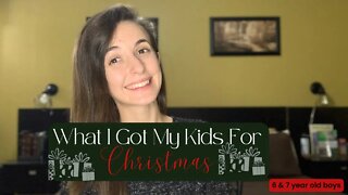 What I Got My Kids For Christmas || 7 Year Old Boy || 6 Year Old Boy