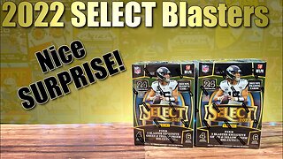 PULLED A NICE SURPRISE | 2022 Select Football Blaster Box x2 - Die-Cut Football Cards