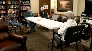 89-year-old nursing home resident has first face-to-face with family since pandemic began