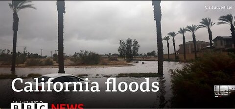 Storm Hilary: Flooding cuts off Palm Springs in California