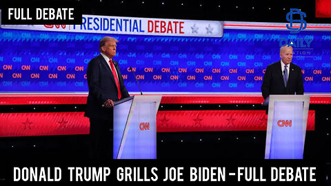 Presidential debate 2024| Donald Trump grills Joe Biden |Full Debate|