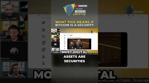 What This Means If Bitcoin Is A Security #shortsfeed #crypto #bitcoin #bitcoinnews