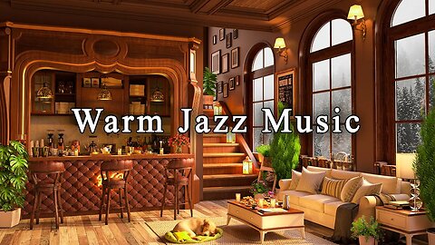 Jazz Relaxing Music & Cozy Coffee Shop Ambience ☕ Smooth Jazz Instrumental Music for Unwind, Work